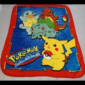 Vintage Pokémon blanket like new condition